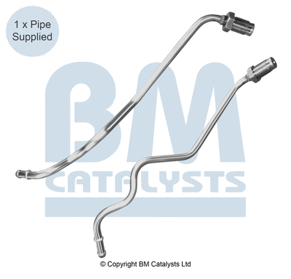 PP11118A BM CATALYSTS Шланг високого тиску сажового фільтра AUDI A3  SEAT ALTEA, ALTEA XL, LEON, TOLEDO III  SKODA OCTAVIA II, SUPERB II  VW CADDY III, EOS, GOLF PLUS V, GOLF V, JETTA III 1.9D/2.0D 05.03-05.11