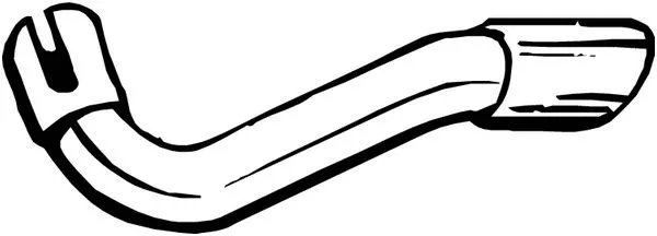 700177 BOSAL Вихлопна труба задн FORD KUGA I 2.0D/2.5 02.08-11.12