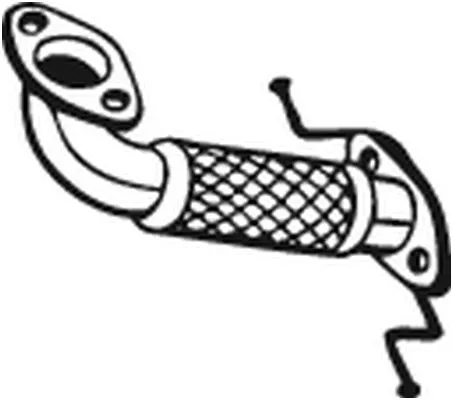 703123 BOSAL Глушник, алюм. сталь, передн. част. FORD MONDEO 1.8i -16V, 2.0i 16v (10/00-) HTB, SED, STW (703-123) BOSAL