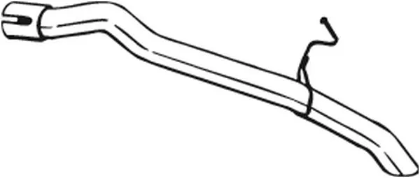 840001 BOSAL Вихлопна труба задн FORD TOURNEO CONNECT, TRANSIT CONNECT 1.8D 06.02-12.13