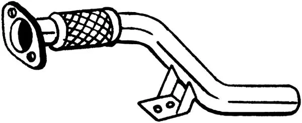 700279 BOSAL Вихлопна труба з передньої сторони RENAULT CAPTUR I, CLIO IV 1.2/1.5D 11.12-08.21