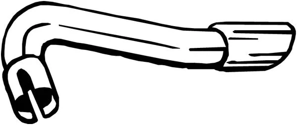 700175 BOSAL Вихлопна труба передн FORD KUGA I 2.0D/2.5 02.08-11.12