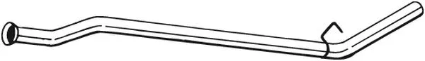 451371 BOSAL Вихлопна труба середн NISSAN KUBISTAR  RENAULT KANGOO, KANGOO EXPRESS 1.2/1.2LPG 08.97-