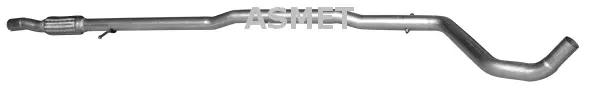 16089 ASMET Вихлопна труба середн (довжина:2220мм) FIAT 500, 500 C, PANDA  FORD KA 1.3D 09.03-