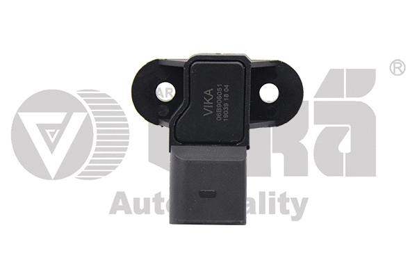 19060811401 VIKA Датчик тиску у впускному колекторі Skoda Fabia (00-0,11-), Octavia (01-11)/VW Golf (98-), Jetta (06-11), Passat (06-08) (19060811401) VIKA