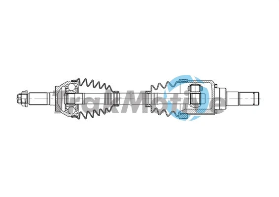 301620 TrakMotive TRAKMOTIVE MAZDA Полуось левая L=585mm 28/30 зуб. 5 (CR19) 2.0 CD (CR19)