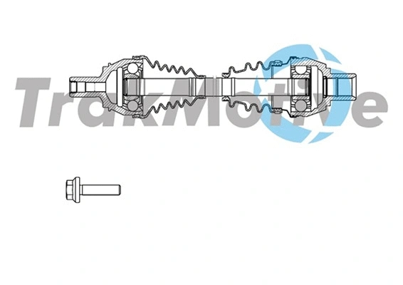 301715 TrakMotive TRAKMOTIVE DB піввісь прав. L=493mm, L2=533mm 30/27 зуб. A-CLASS A 180 12-18
