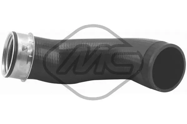 09752 Metalcaucho Патрубок інтеркулера T5 2.0 TDI 09- нижній Л.