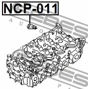 NCP011 FEBEST Кільце гумове