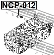 NCP012 FEBEST Кільце Ущільнювач форсунки уприскування палива