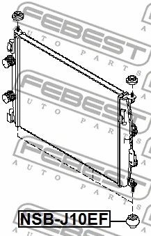 NSBJ10EF FEBEST Підвіска