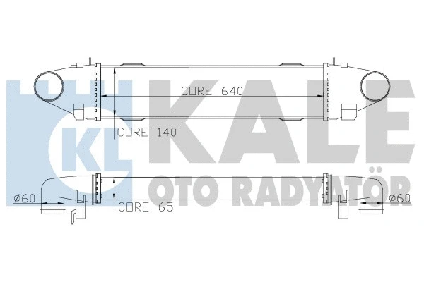347800 KALE OTO RADYATÖR Интеркулер