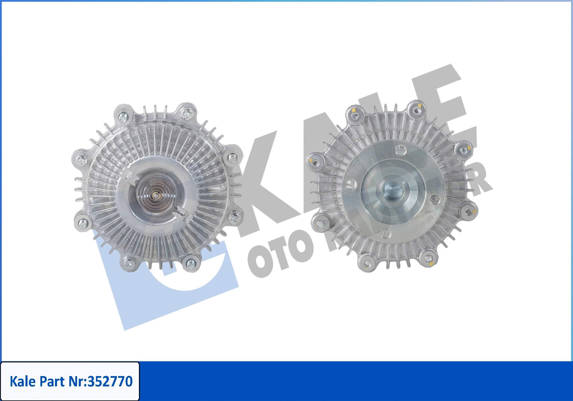 352770 KALE OTO RADYATÖR KALE TOYOTA віскомуфта вентилятора радіатора Hiace III,Hilux IV,Land Cruiser 2.4D/TD