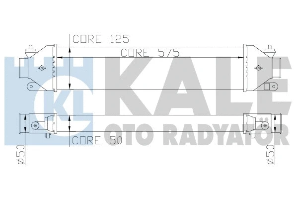 346400 KALE OTO RADYATÖR Интеркулер