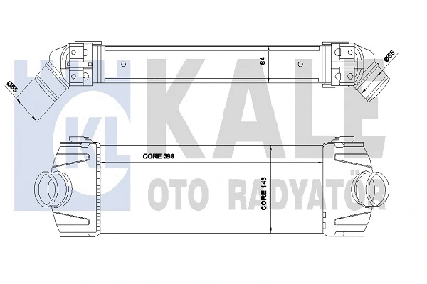 350850 KALE OTO RADYATÖR Интеркулер