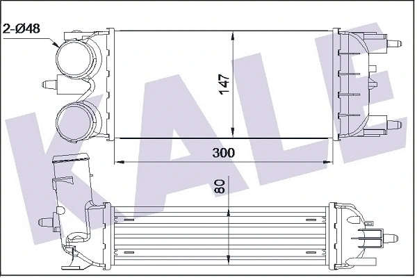 352290 KALE OTO RADYATÖR Интеркулер