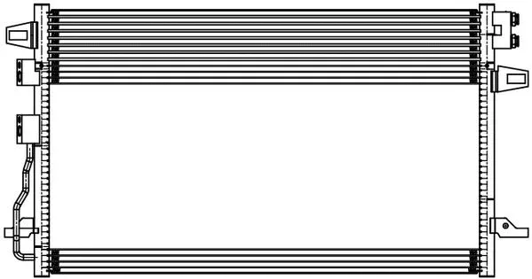 LRAC0308 LUZAR Радиатор кондиционера