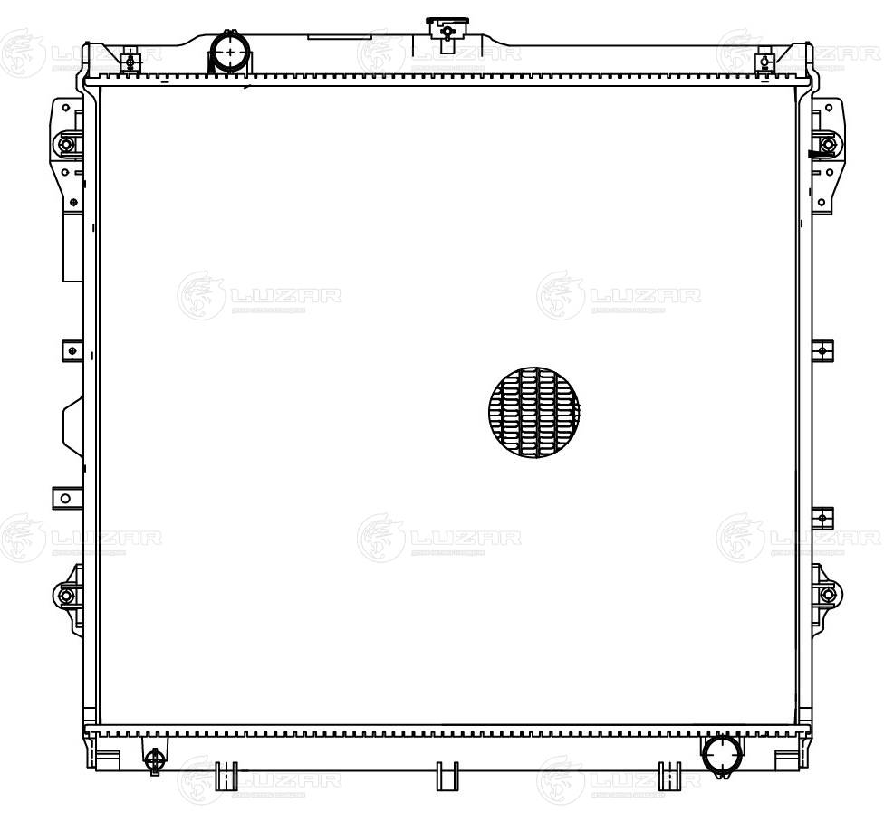 LRC1910 LUZAR Радиатор двигателя