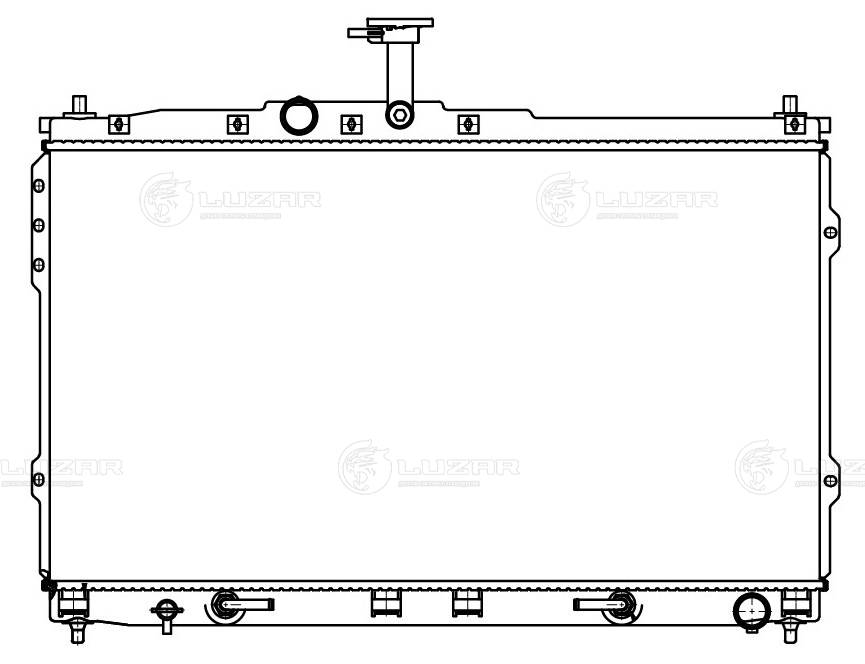 LRC081H5 LUZAR Радиатор двигателя