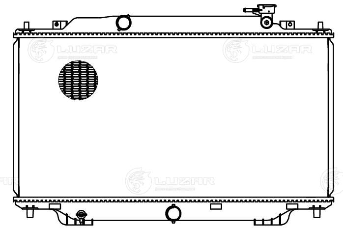 LRC2530 LUZAR Радиатор двигателя