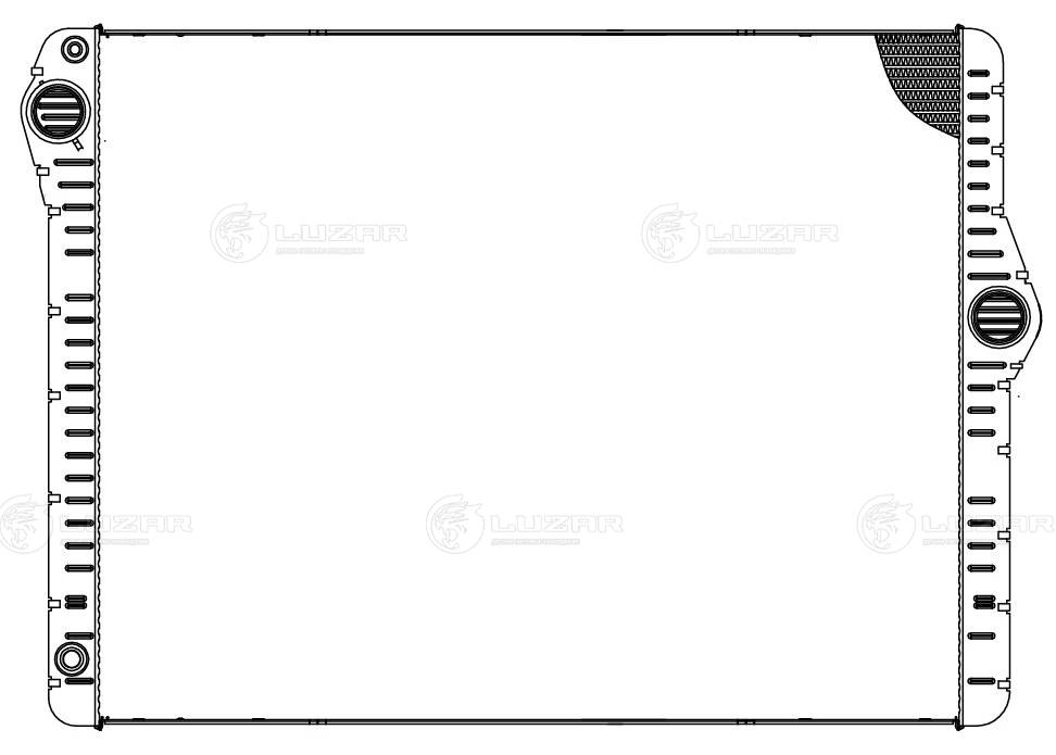 LRC26113 LUZAR Радиатор двигателя