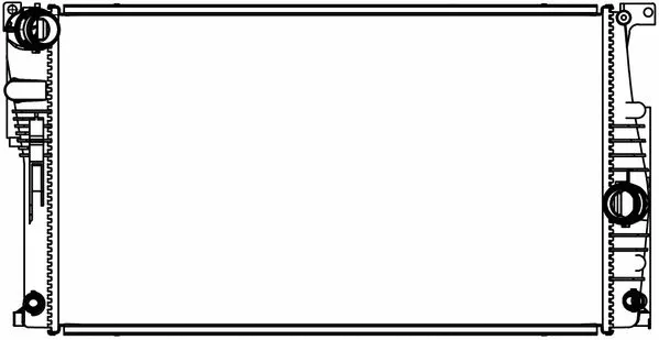 LRC26111 LUZAR Радиатор двигателя