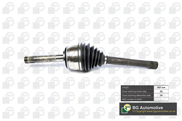 DS9103 BGA Піввісь