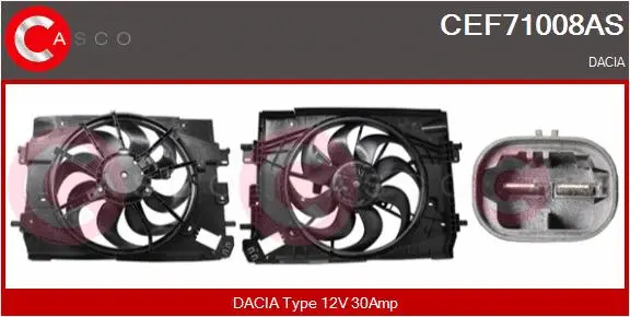 CEF71008AS CASCO WENTYLATOR CHLODNICY