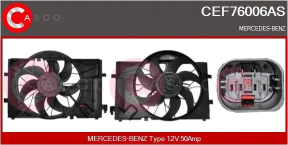 CEF76006AS CASCO WENTYLATOR CHLODNICY