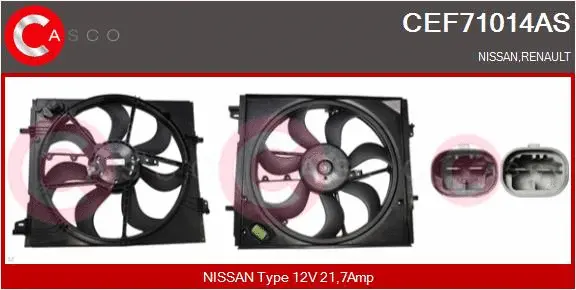 CEF71014AS CASCO WENTYLATOR CHLODNICY