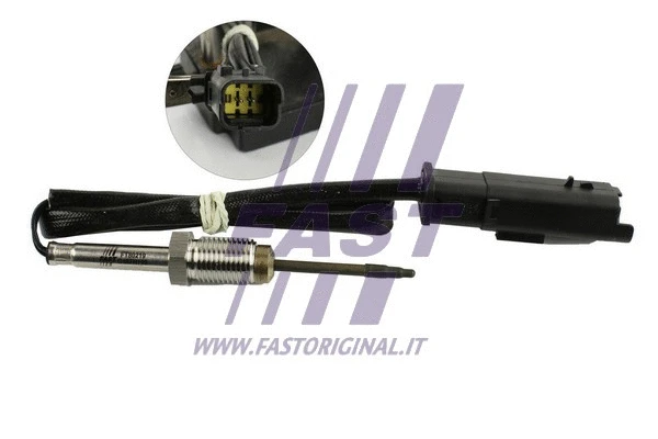 FT80219 FAST Датчик температури вихлопних газів Citroen C3, C4 Picasso, C5 III/ Peugeot 207, 208, 508, 5008 1.6 HDI (08-) (FT80219) Fast