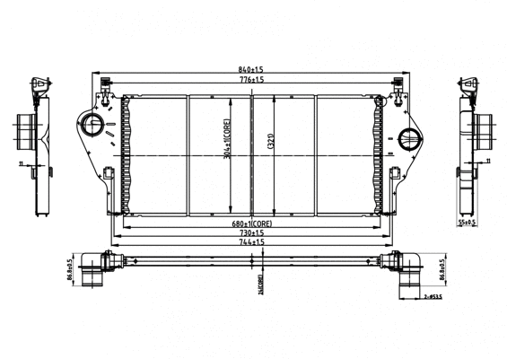 607413 HART Интеркулер