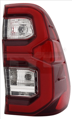 1115140162 TYC Ліхтар задній Лів (LED, без LED-модуля) TOYOTA HILUX VIII 06.20-
