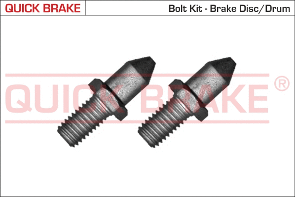 11678K QUICK BRAKE Монтажний болт гальмівного диску задн (M8x1,25x32 упаковка 2 шт) CITROEN C8, EVASION, JUMPY I  FIAT SCUDO, ULYSSE  LANCIA PHEDRA, ZETA  PEUGEOT 806, 807, EXPERT 06.94-