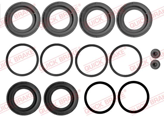 1140407 QUICK BRAKE Ремкомплект гальмівного супорта передн Лів/Прав (діаметр поршня: 34) AUDI A6 C7, A7, A8 D4 1.8-6.3 11.10-09.18