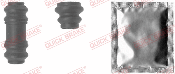 1131326 QUICK BRAKE Ремкомплект гальмівного супорта задн лів/прав MITSUBISHI 3000 GT, CARISMA, COLT II, COLT IV, CORDIA, ECLIPSE I, GALANT V, GALANT VI, LANCER III, LANCER IV, LANCER V, LANCER VI 1.3-3.0 10.82-06.06