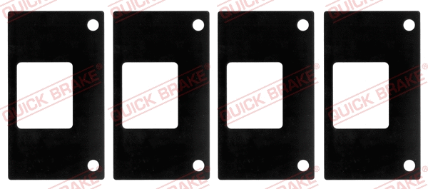 W1217 QUICK BRAKE Монтажний набір гальмівних колодок передн VOLVO 140, 240, 260 1.8-2.8 07.67-08.93