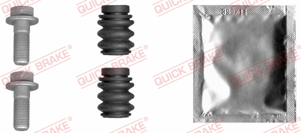 1131378 QUICK BRAKE Ремкомплект гальмівного супорта передн Лів/Прав HONDA FR-V, STREAM 1.7-2.2D 05.01-12.09