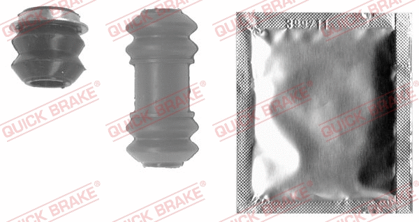 1131329 QUICK BRAKE Ремкомплект гальмівного супорта передн лів/прав DAIHATSU CHARMANT  TOYOTA CARINA E VI, CARINA II, CARINA III, CELICA, COROLLA, LITEACE, MR2 II, MR2 III 1.3-2.8 10.79-06.07