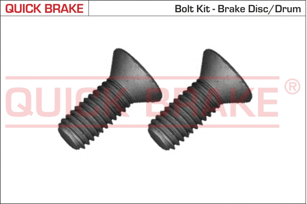 11676K QUICK BRAKE 11676K QUICK BRAKE Комплект болтів гальмівного диску/барабану