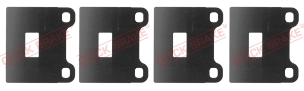 W1214 QUICK BRAKE Монтажний набір гальмівних колодок задн/передн MERCEDES 123 (W123), 124 (W124), 190 (W201), /8 (W114), /8 (W115), C T-MODEL (S202), C (W202), E (A124), E (C124) 0.8-5.0 07.67-03.01
