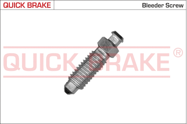 0123 QUICK BRAKE 0123 QUICK BRAKE Штуцер прокачки гальм (M10x1.5/10x37.6)