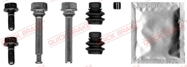 1130025X QUICK BRAKE Ремкомплект гальмівного супорта задн лів/прав (діаметр поршня: 38) FIAT TIPO  JEEP COMMANDER 1.0-5.7 09.05-