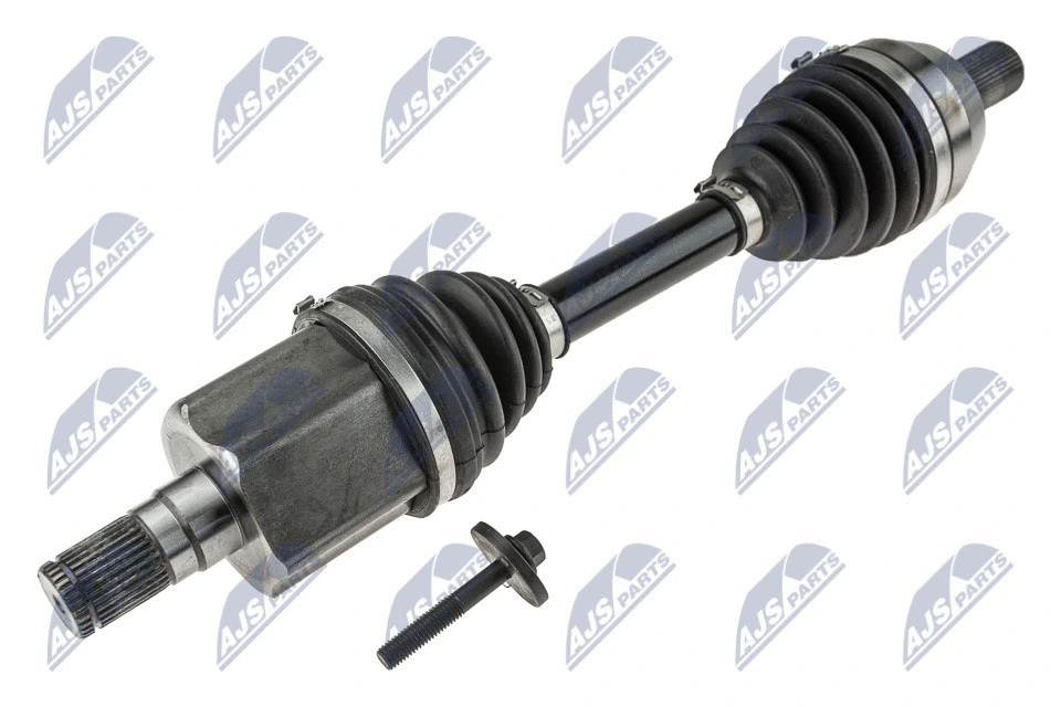NPWVV023 NTY ПІВВІСЬ | VOLVO S80 2.5T 2007-2013 AT LH   VOLVO S60 II D3/D4/D5 10-15, S80 II D5, 2.5T 07-, V60 D3/D5 10-16, V70 III D3/D4 10-15 /ЛІВ, ATM/