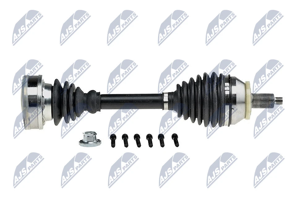 NPWVW123 NTY ПІВВІСЬ | SKODA FABIA II 1.2TDI,1.6TDI 10-14, ROOMSTER 1.2TDI,1.6TDI 10-15, VW POLO 1.8GTI 06-09, SEAT IBIZA 1.8T FR 04-08 /ЛІВ/