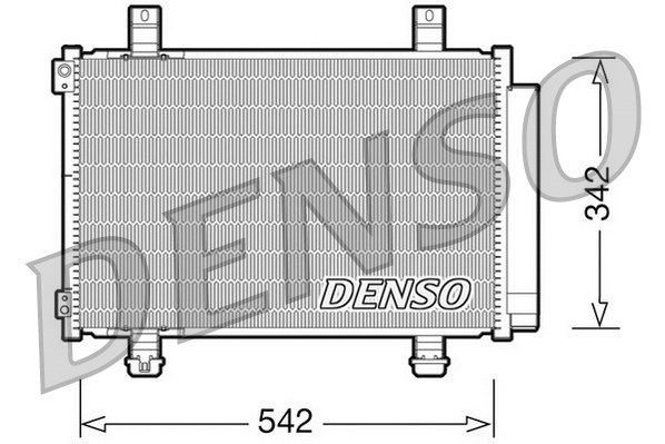 DCN47005 DENSO Радиатор кондиционера