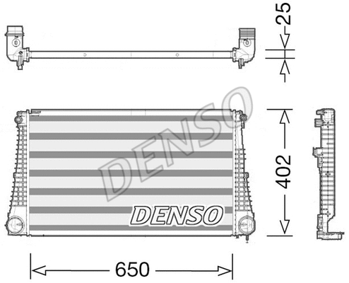 DIT06003 DENSO Интеркулер