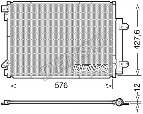 DCN47008 DENSO Радиатор кондиционера