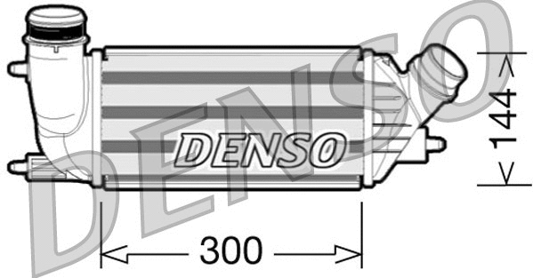 DIT07001 DENSO Интеркулер