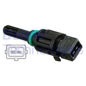 TS10500 DELPHI Датчик температури вхідного повітря BMW 3 (E36), 3 (E46), 5 (E34), 5 (E39), 5 (E60), 7 (E38), 7 (E65, E66, E67), 8 (E31), X3 (E83), X5 (E53), Z3 (E36), Z4 (E85) 1.7D-5.4 03.90-03.10